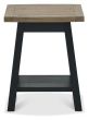 Camden Weathered Oak & Peppercorn Lamp Table by Bentley Designs | Style Our Home