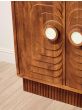 Sangrix Two Door Mango Wood Carved Cabinet