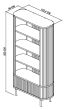 Vega Rustic Oak & Peppercorn Display Unit by Bentley Designs | Style Our Home