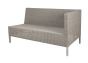 Connect Taupe Dining Lounge 2-Seater Right Module by Cane-line | Style Our Home