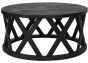 Cali Solid Wooden Coffee Table in Black by Libra | Style Our Home