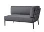 Conic Grey 2-Seater Sofa - Left Module by Cane-line | Style Our Home