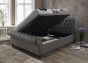 Castello Grey King Ottoman Bed