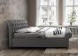 Castello Grey King Ottoman Bed