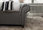 Castello Grey Super King Ottoman Bed