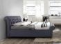 Castello Charcoal King Ottoman Bed