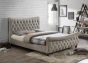 Copenhagen 6' Super Kingsize Bed in Warm Stone