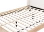 150cm Halfden Fabric Bed White