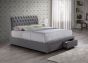 Valentino Two Drawer Grey 4'6 King Bed