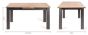 Oakham Scandi Oak 4-6 Seater Table - Dark Grey Legs & 4 Eriksen Grey Velvet Chairs by Bentley Designs | Style Our Home