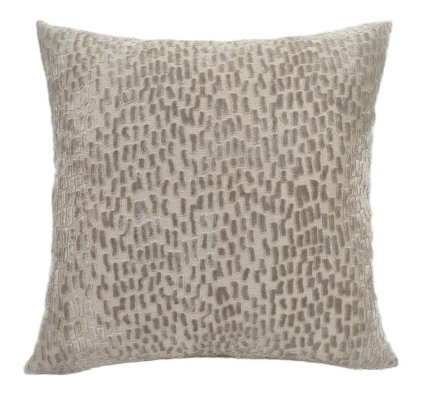 Cut Velvet Dashes Taupe by Malini | Style Our Home