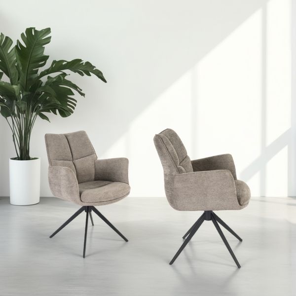 Ar60 Taupe Chair by Indus Valley