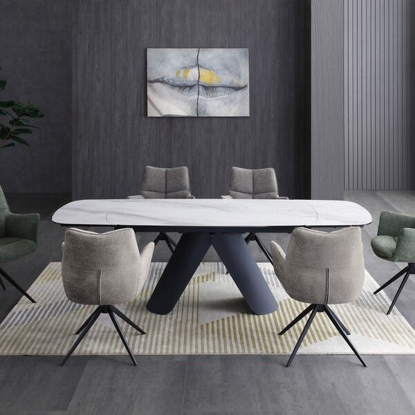 Cameo Extending Dining Table by Indus Valley