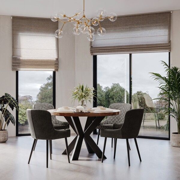 Hoxton Round Dining Table by Indus Valley