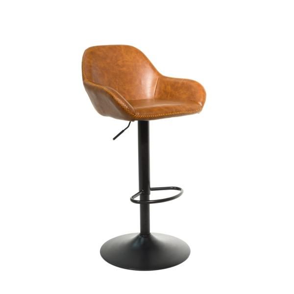 Chevy Gas Lift Barstool Tan SET OF 2 by Monologue | Style Our Home