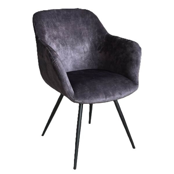 Enzo Dining / Occasional chair- charcoal by Monologue | Style Our Home