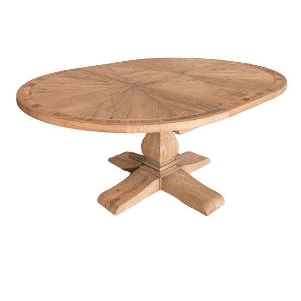 Hardwick Round Extending Dining Table - Oak by Monologue | Style Our Home
