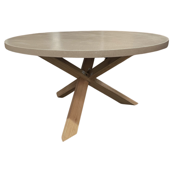 Aspect Oatmeal Round Dining Table by Monologue | Style Our Home