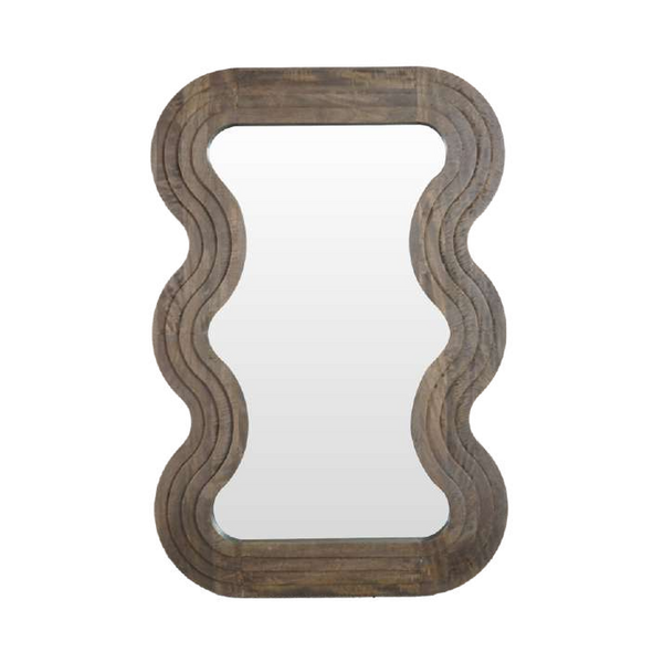 Wiggle Mirror - Greywash by Monologue | Style Our Home