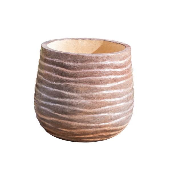 Ribbed Pot - Soft Brown by Monologue | Style Our Home