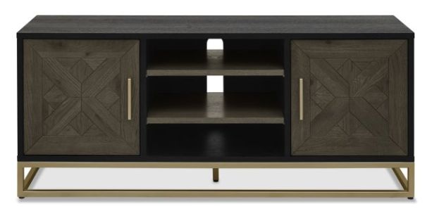 Athena Fumed Oak Entertainment Unit by Bentley Designs | Style Our Home
