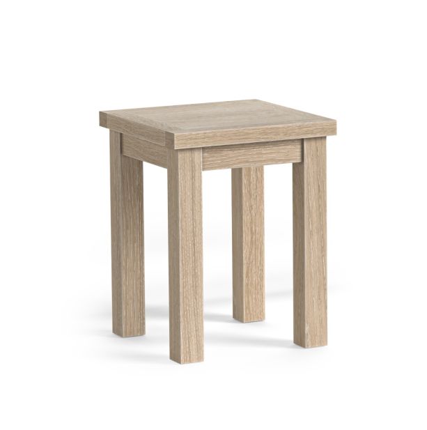 Modern Country Oak White Wash Lamp Table by Condell/Global Home Group | Style Our Home