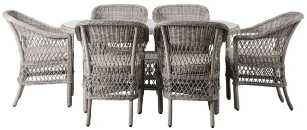 Basilique 6 Seater Oval Dining Set by Hudson Living | Style Our Home