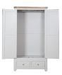Parisian Grey 2 Door Wardrobe