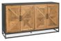 Indus Rustic Oak & Peppercorn Wide Sideboard | Bentley Designs | Sideboard | Style Our Home