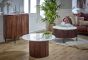 Marblestone Mango Wood Coffee Table With Marble Top