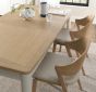 Larsen Scandi Oak & Soft Grey 4-6 Extension Dining Tableby Bentle by Designs | Style Our Home