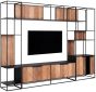 Cosmo 2 Doors Open Racks TV Wall Element Bookcase