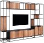 Cosmo 2 Doors Open Racks TV Wall Element Bookcase