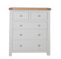 Parisian Grey 2 Over 3 Chest by IFD | Style Our Home