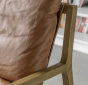 Cervo Vintage Brown Leather Lounge Chair by Gallery Living | Style Our Home