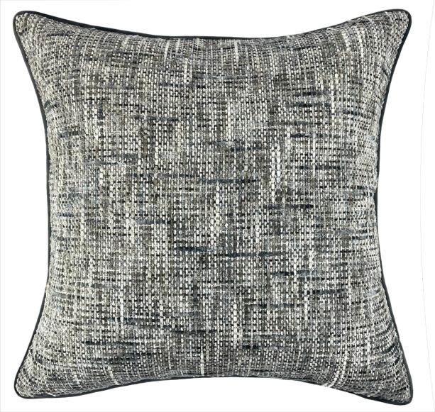 Soft Textured Weave Cushion Grey by Malini | Style Our Home