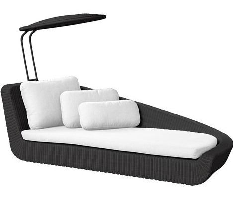 Black sales cane daybed