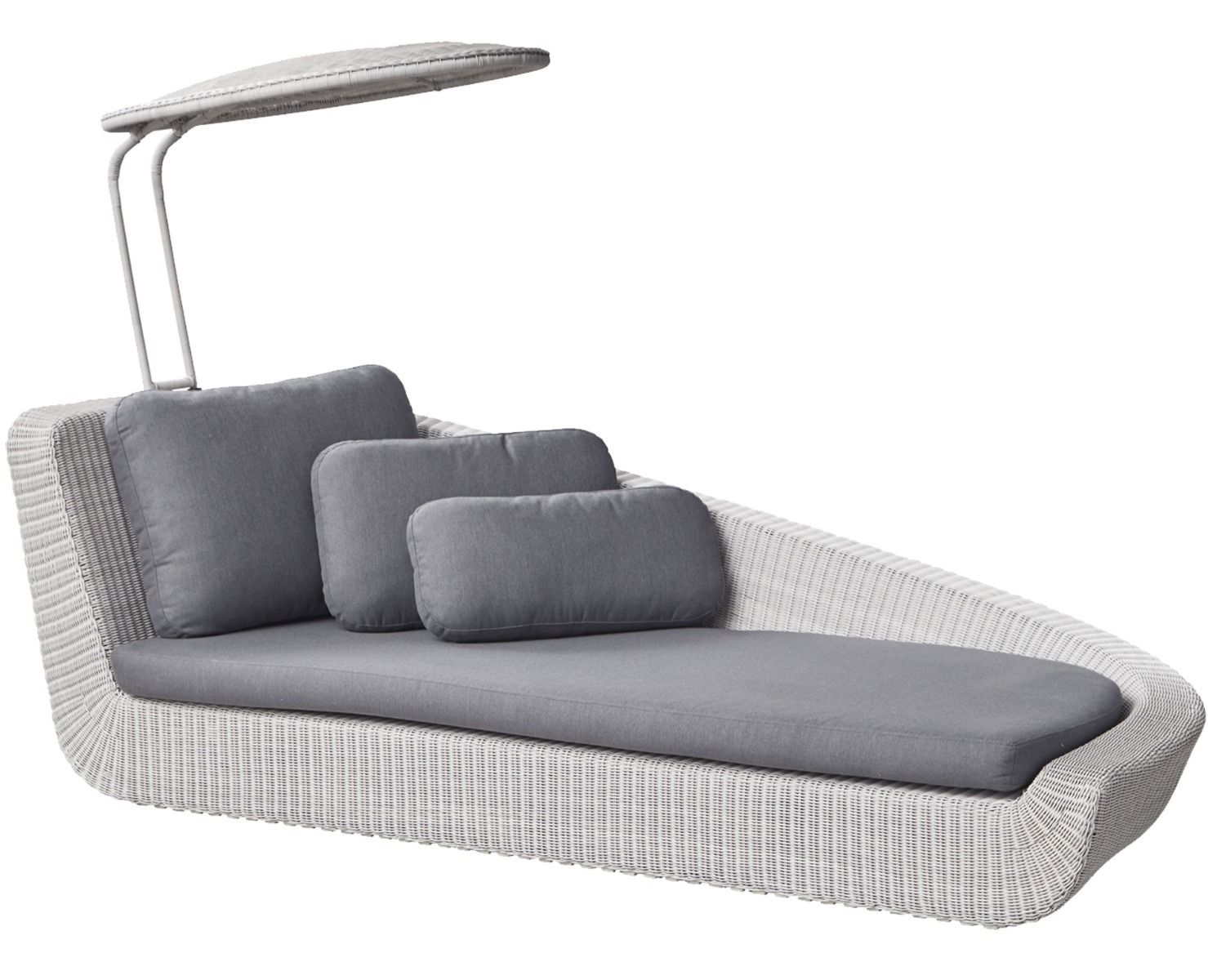 White discount cane daybed