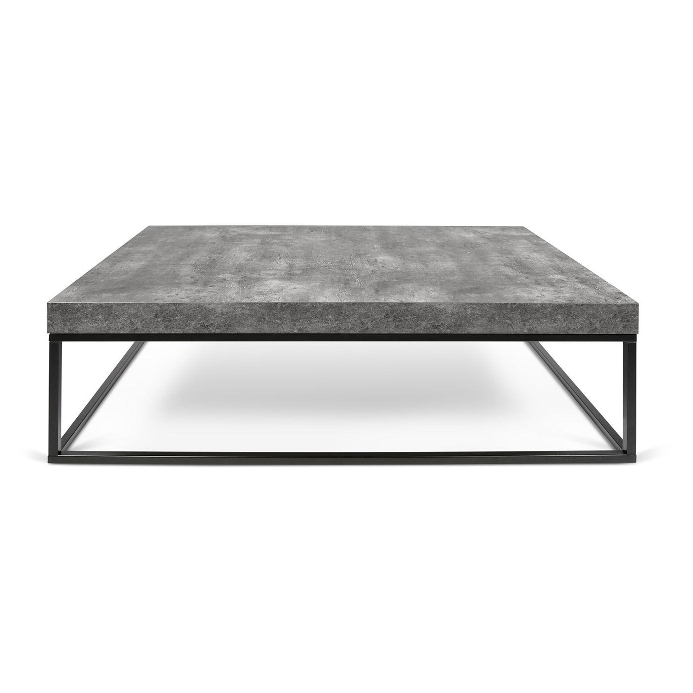 Concrete and deals steel coffee table