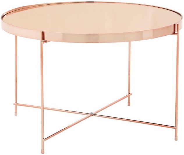 Axel Rose Gold Large Side Table by Prestige Style Our Home