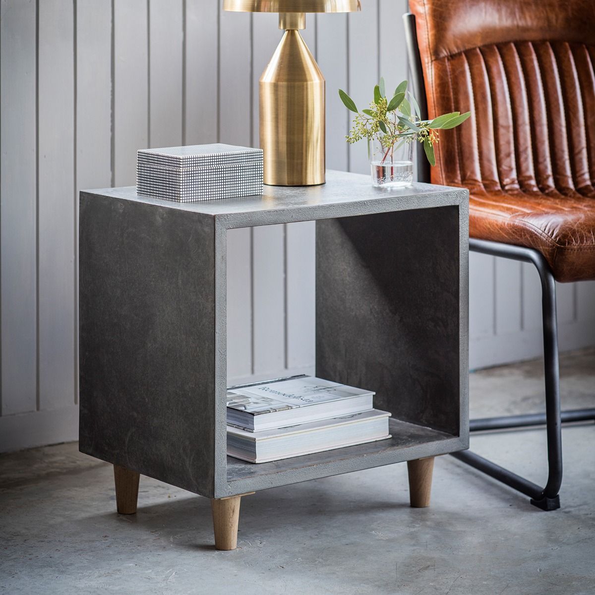Forde Cube Lamp Table by Gallery Living Style Our Home