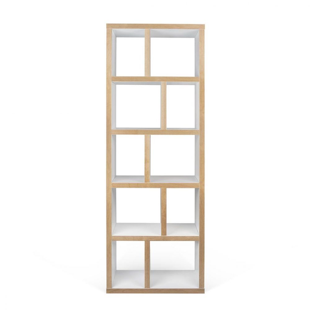 Berlin 70cm 5 Level Shelving Unit White Plywood Finish