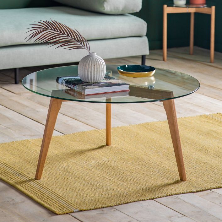 Translucent store coffee table