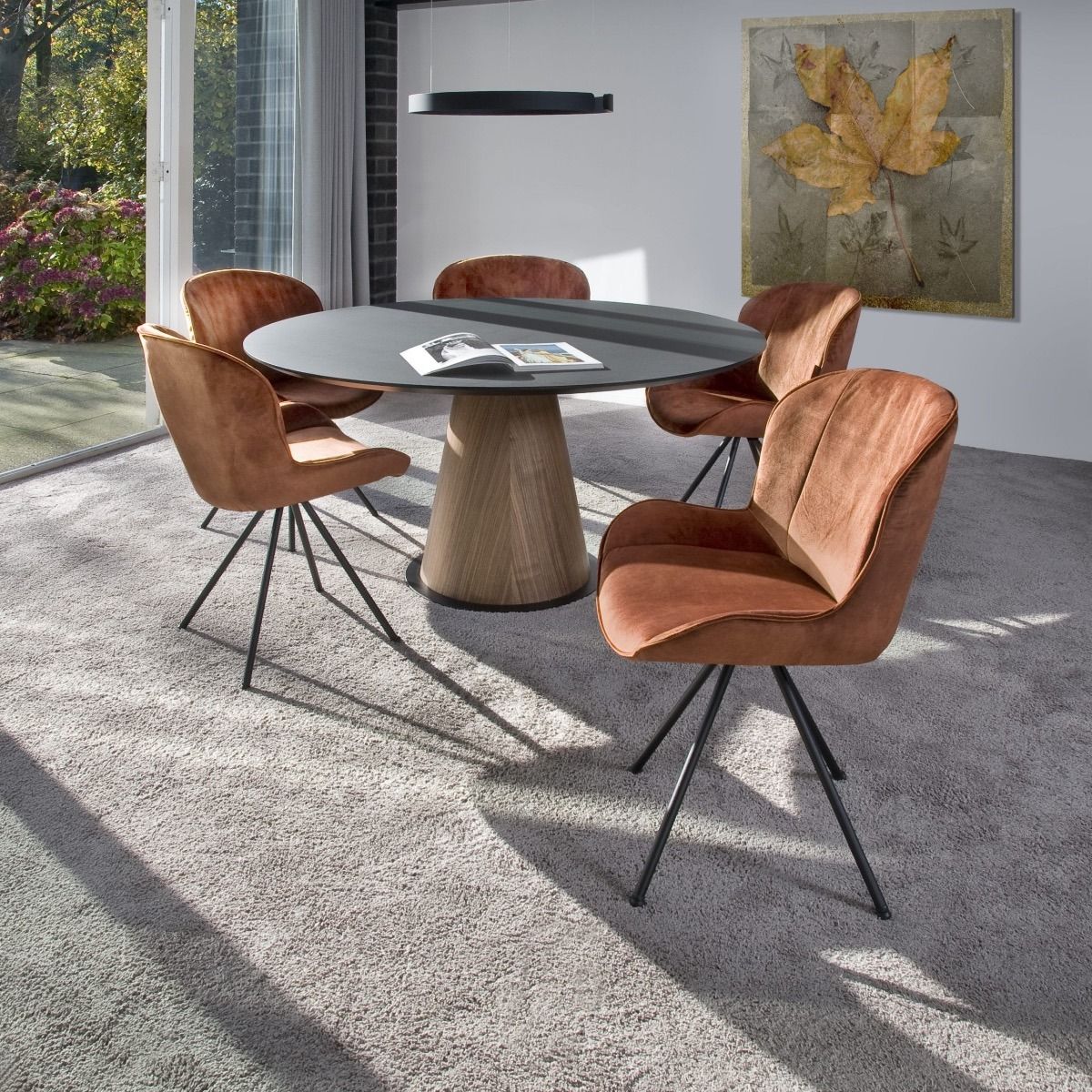 Butterfly Dining Armchair with Swivel Base by Bree s New World