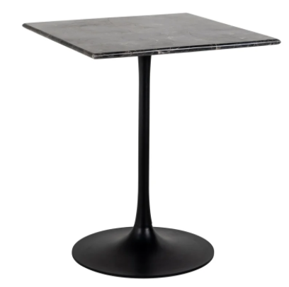 Black square best sale bistro table