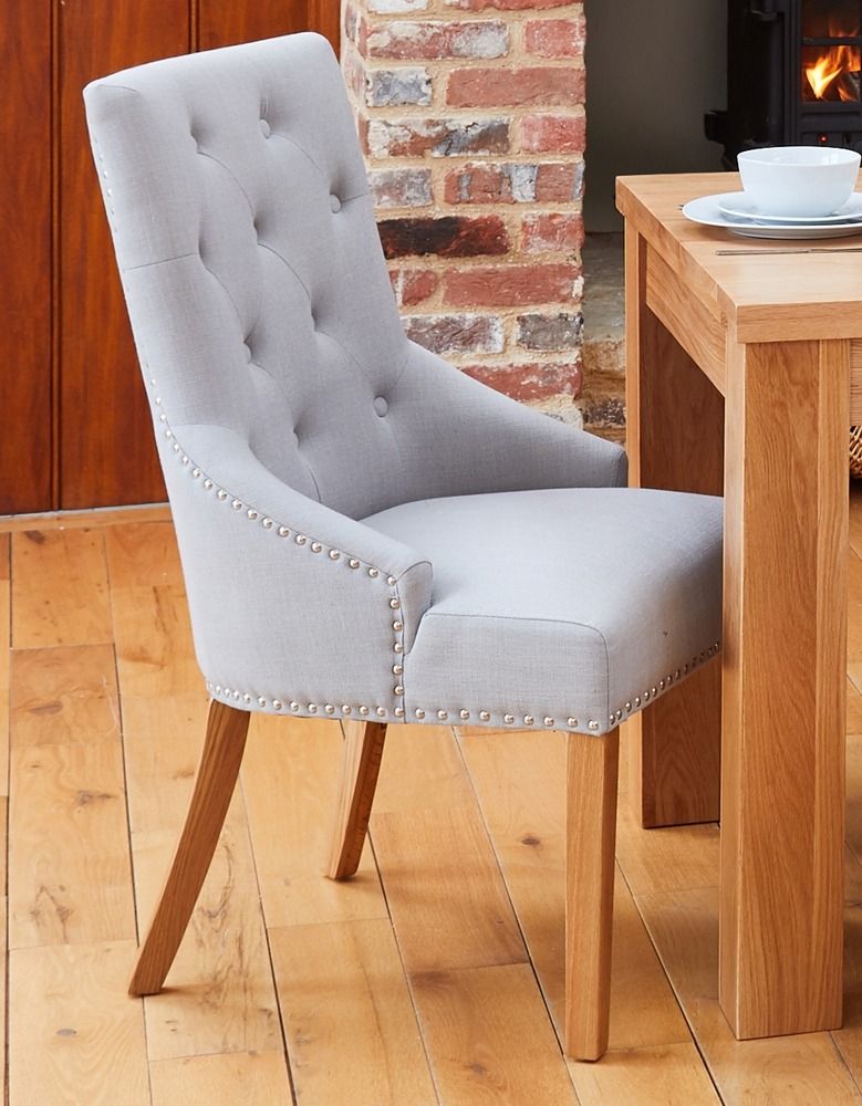 Narrow upholstered sales chair