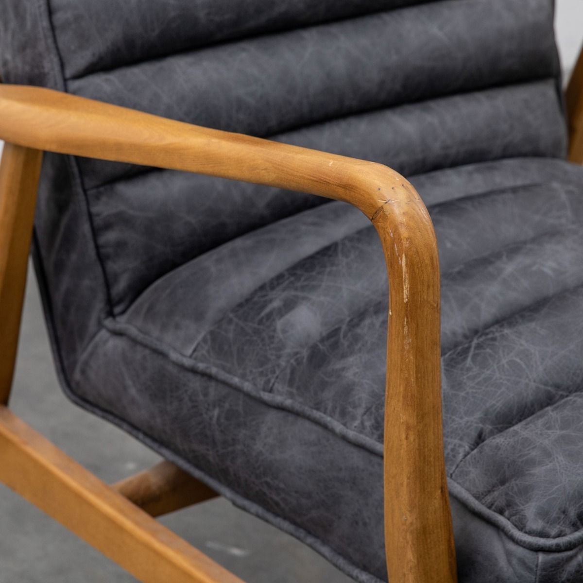 Datsun Armchair Antique Ebony Gallery Direct Leather Armchair 