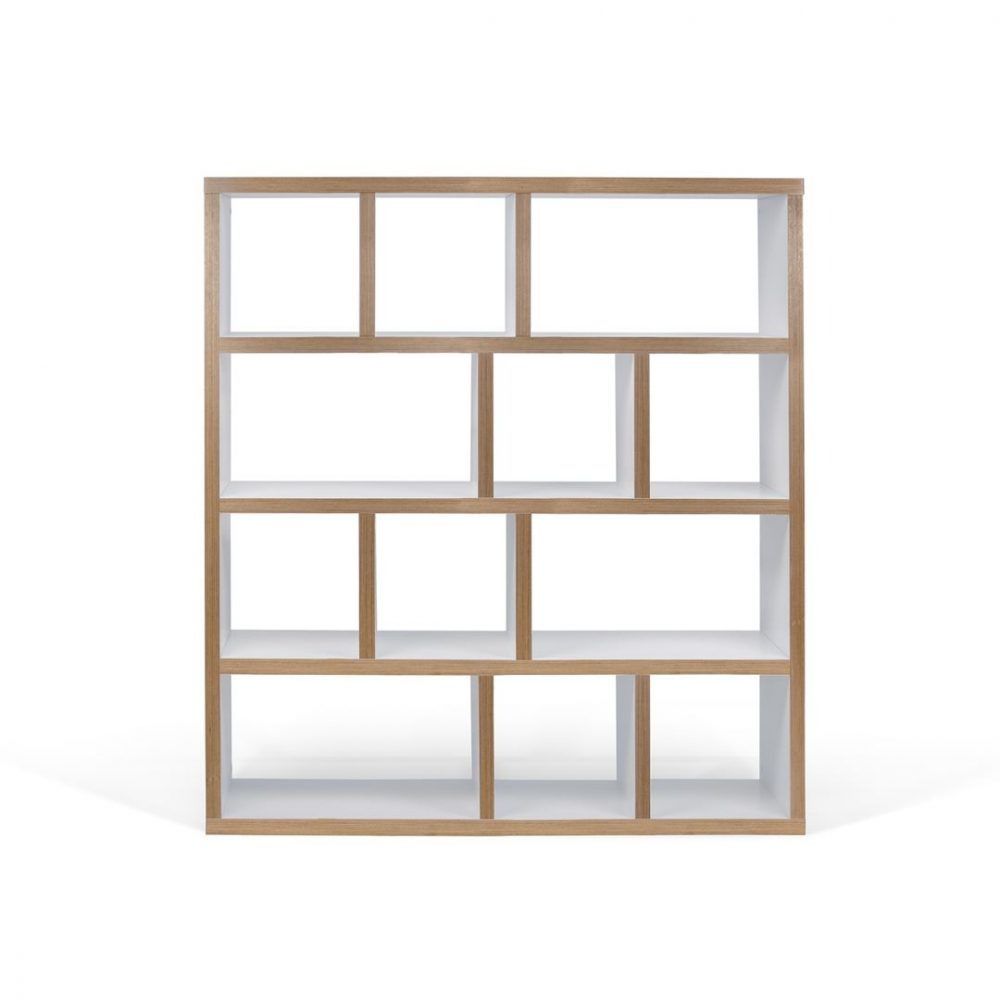 Berlin 150cm 4 Level Shelving Unit White Plywood Finish