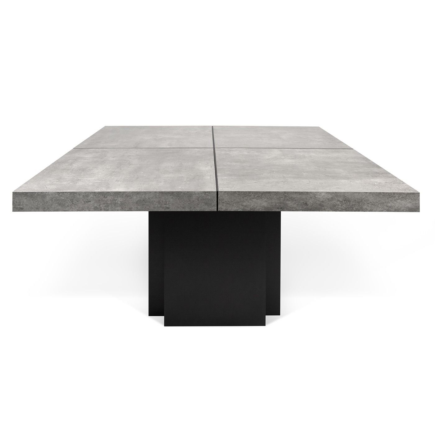 Dining table top concrete look