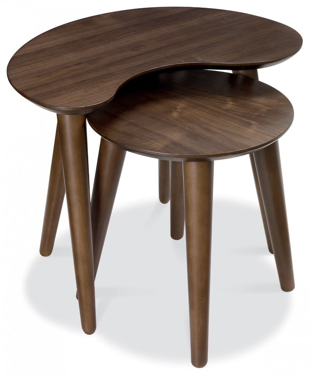 Oslo walnut sales coffee table